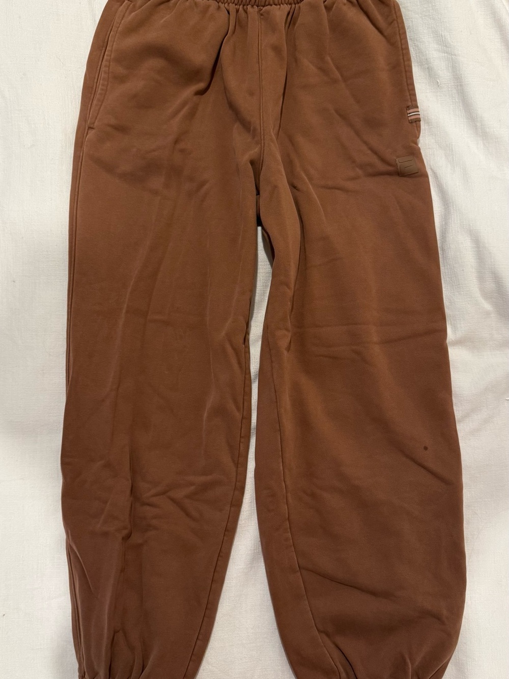 UnisexBrown Jogger Pants - Casual Elastic Waist Sweatpants